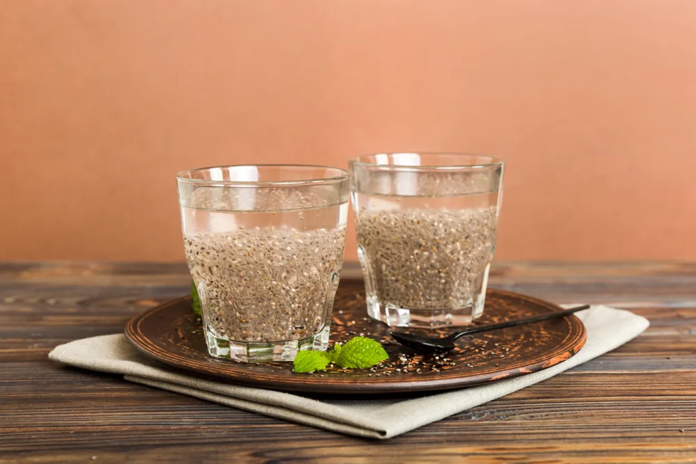 Chia seeds water