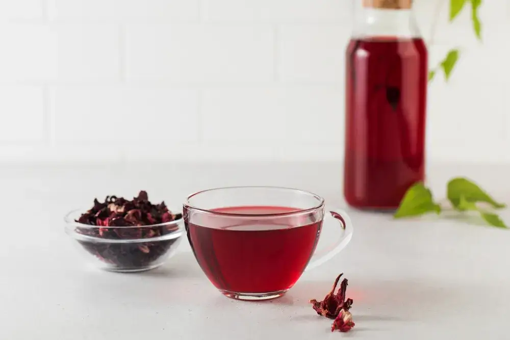 hibiscus tea, herbal tea