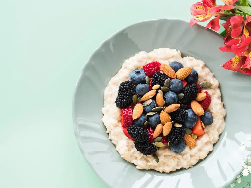 Oat porridge, anti- inflammatory meal