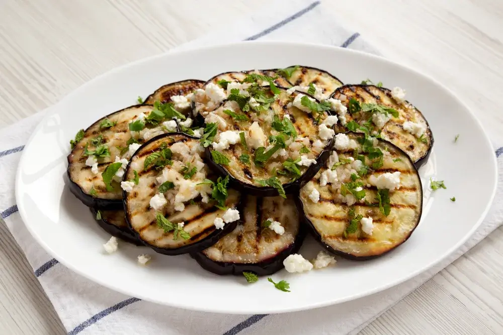 grilled eggplant- Mediterranean diet for beginners