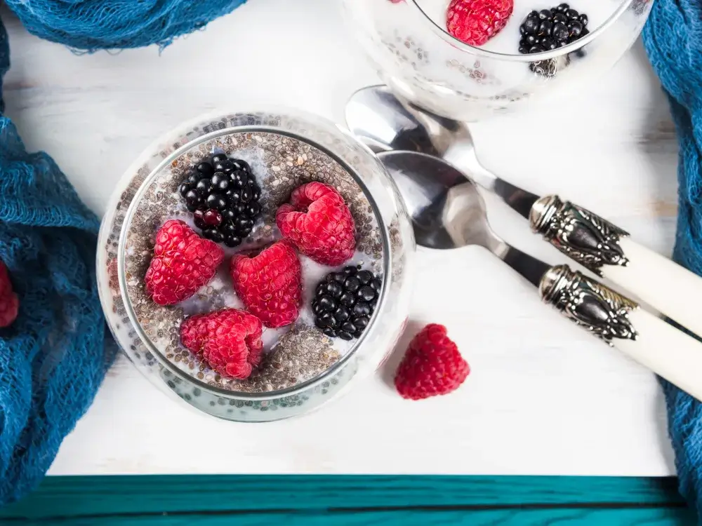 Chia seeds pudding