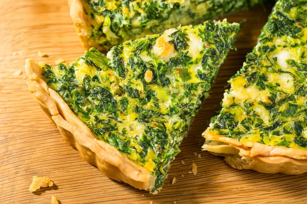 Goat cheese quiche, Mediterranean diet breakfast ideas