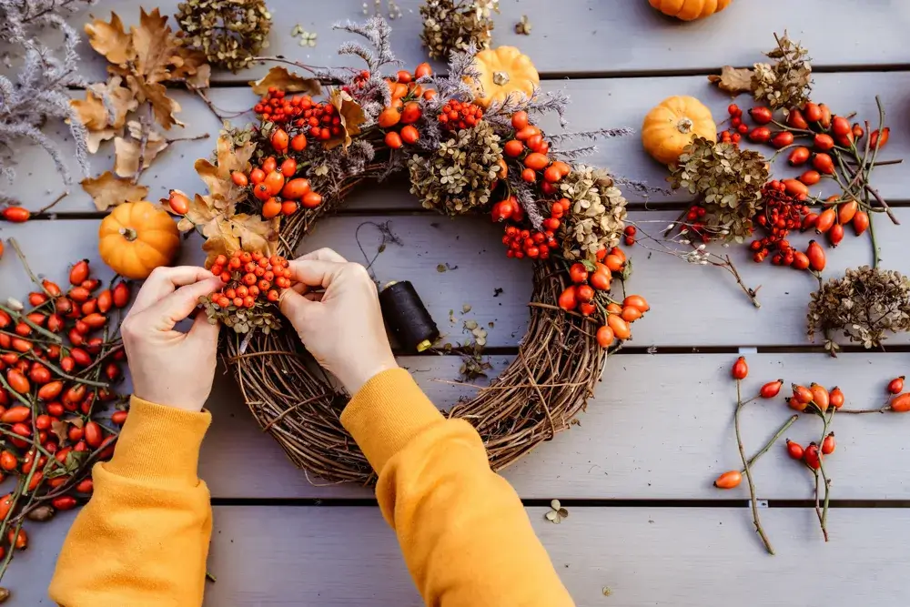 DIY Fall wreaths.