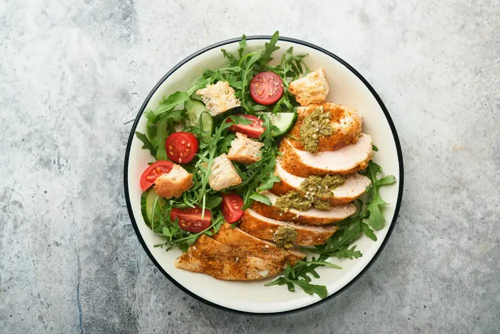 Chicken salad for calorie deficit