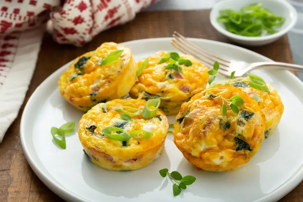 Egg muffins, calorie deficit breakfast ideas