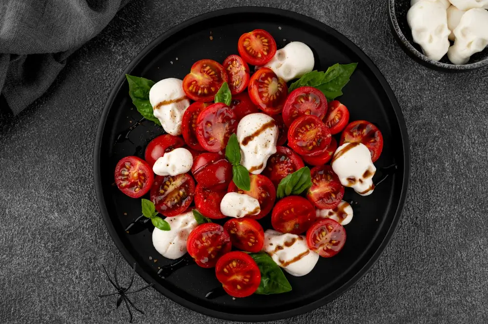 Spooky Caprese Salad
