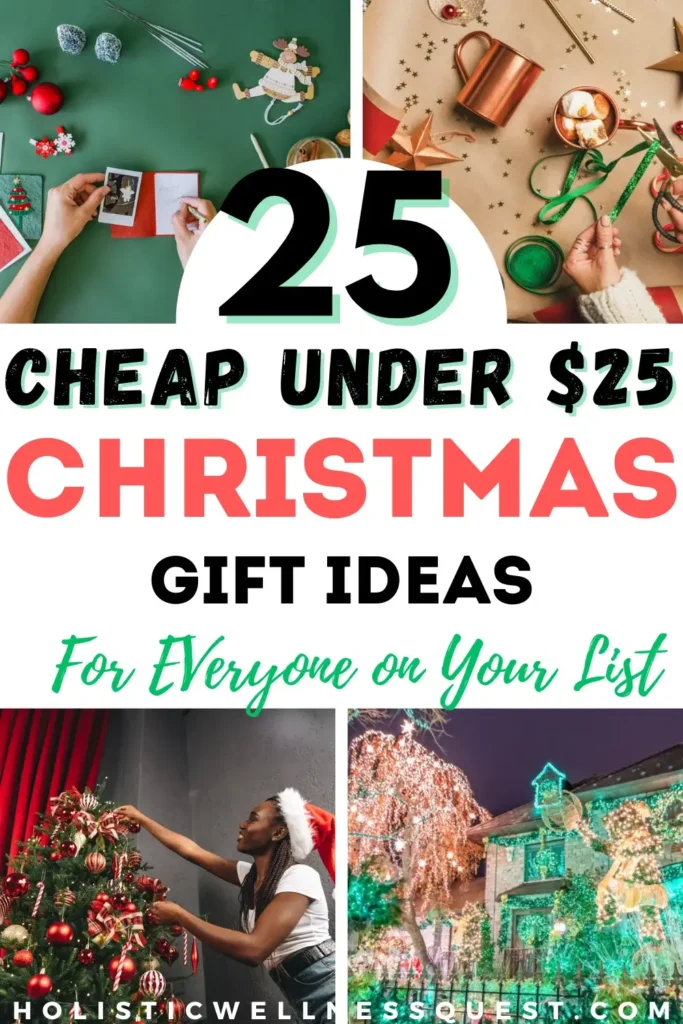 25 Cheap Under $25 Christmas Gift Ideas for everyone on your list