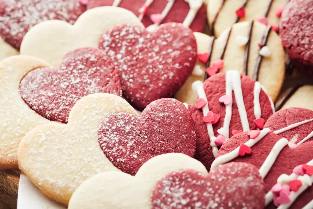Bake Valentine’s-themed Cookies and Treats.