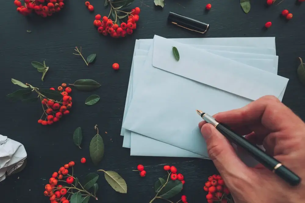Writing a letter to yourself
