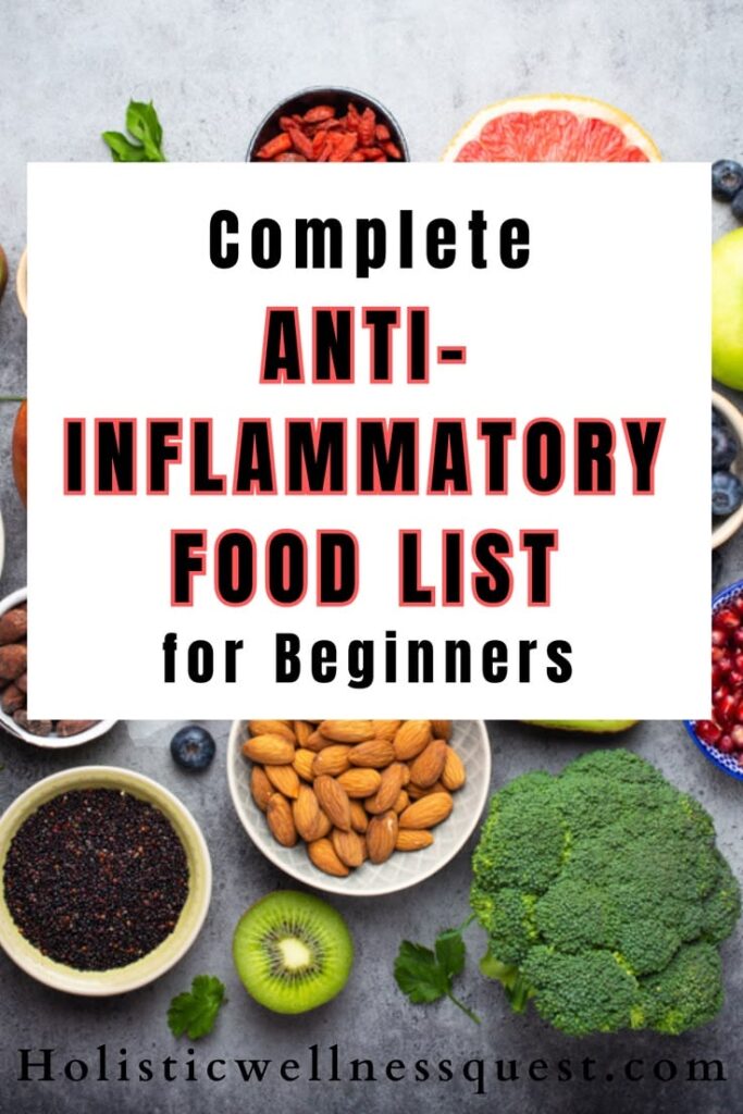 Complete Anti-Inflammatory Food List for Beginners
