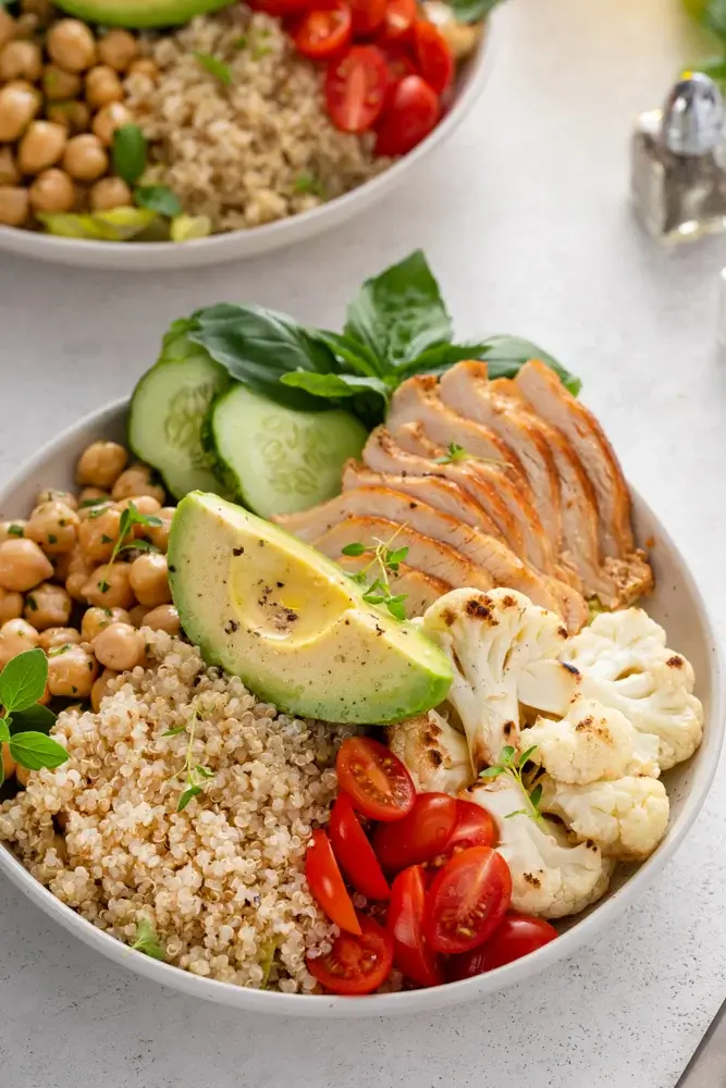 High-protein, high fiber meals