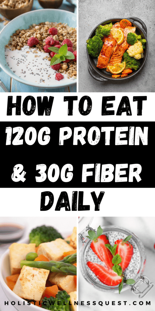 How to Eat 120g Protein & 30g Fiber Daily