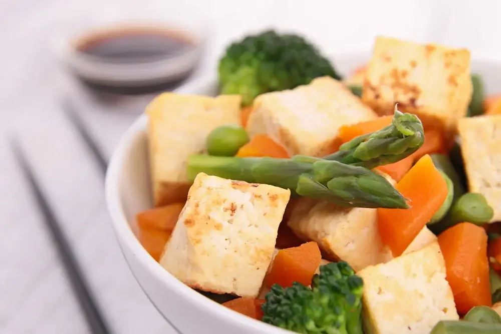 Tofu veggie stir fry