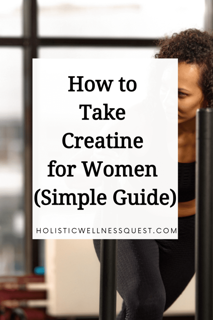 How to take creatine for women (Simple Guide)