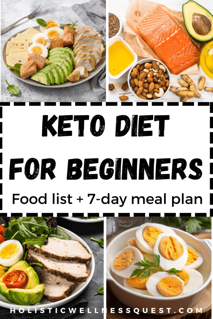 Keto diet for beginners Food list + 7-day Meal plan