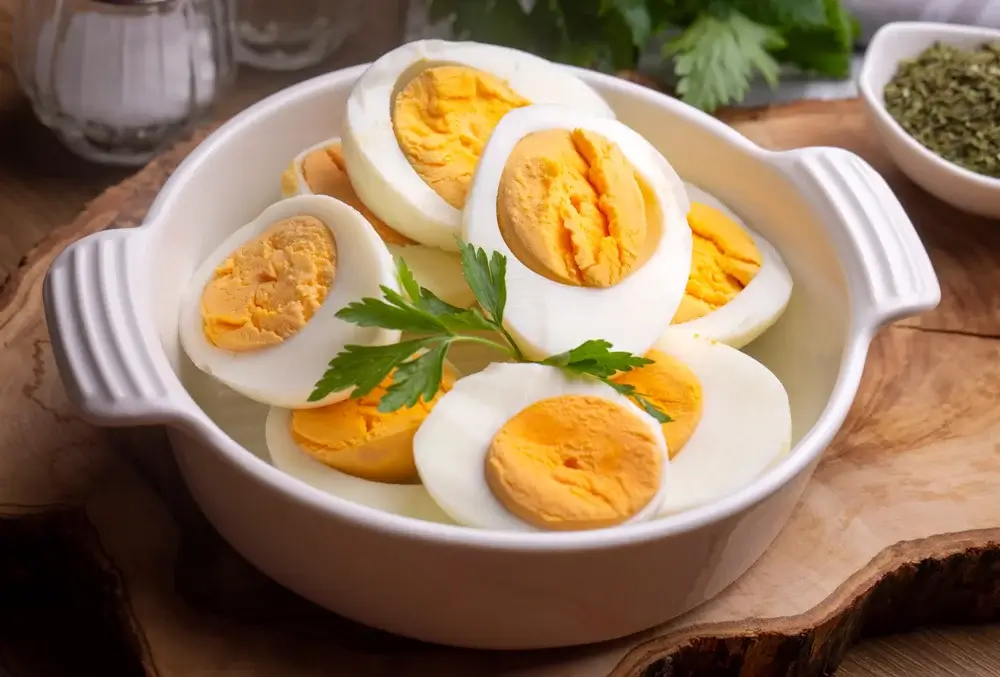 Hard boiled eggs, keto snacks
