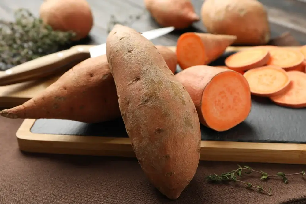 Sweet potatoes, complex carbs