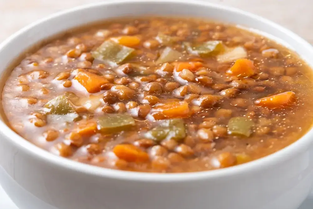 Lentil and vegetable soup