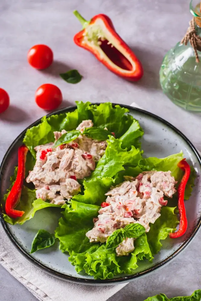 Tuna Salad Lettuce Boats
