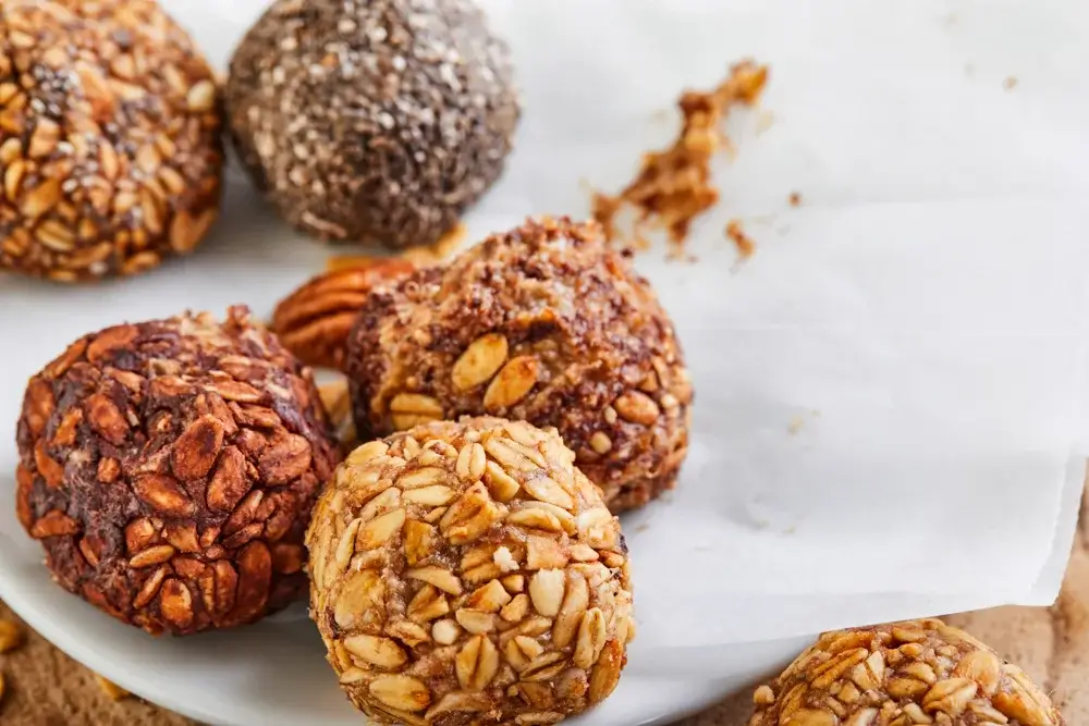 Homemade energy balls