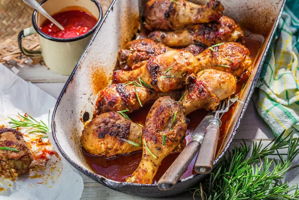 Baked chicken thighs 