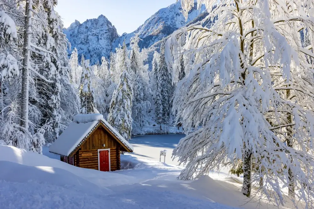 Winter Cabin Retreat