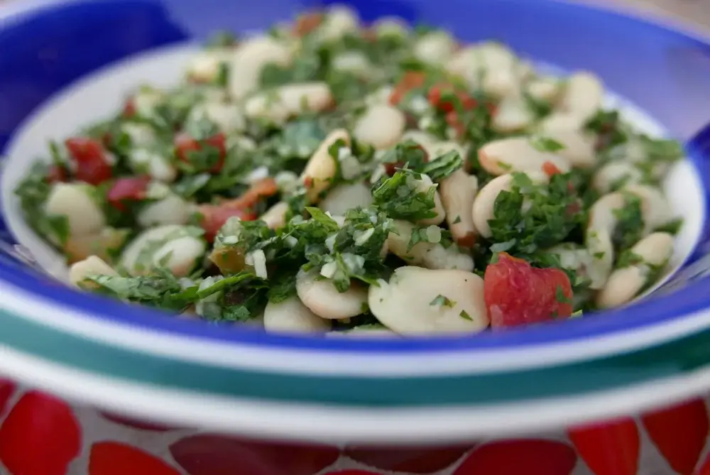white bean salad