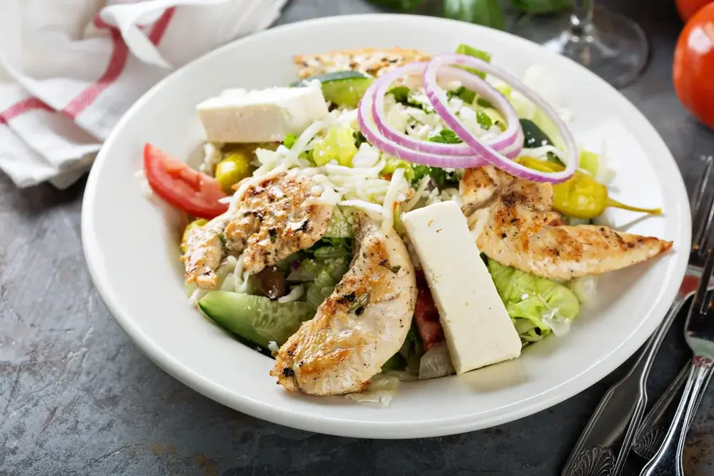 Greek Salad with Chicken