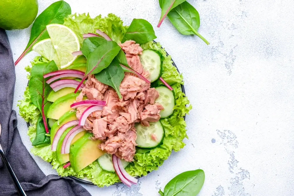 Tuna Salad Lettuce Wraps