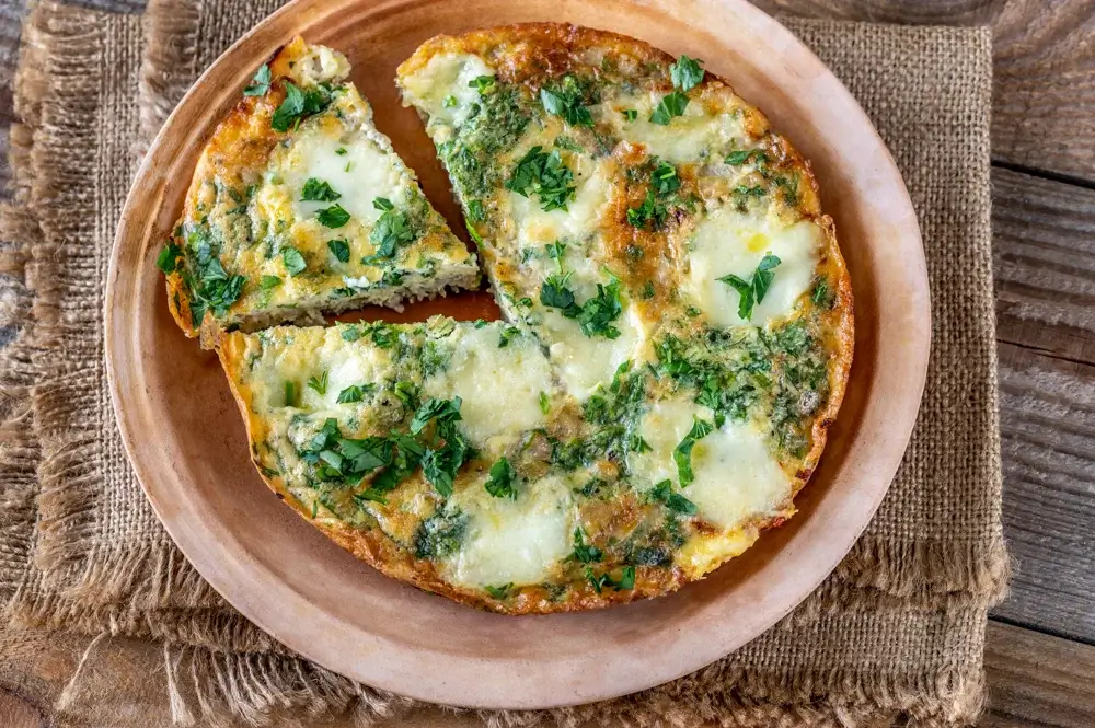 Spinach and Feta Omelet