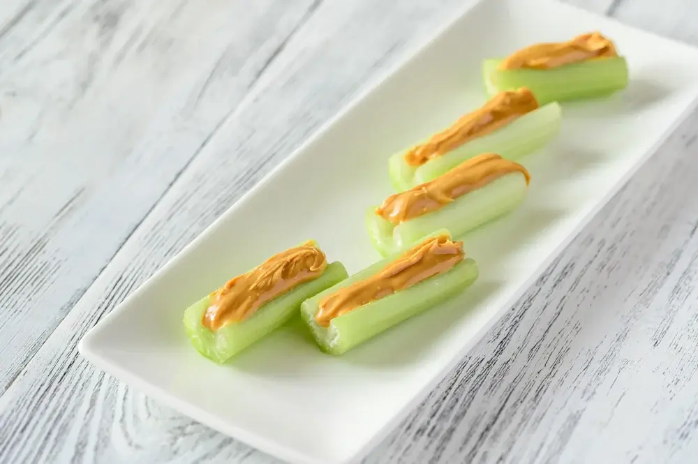 Celery with Almond Butter