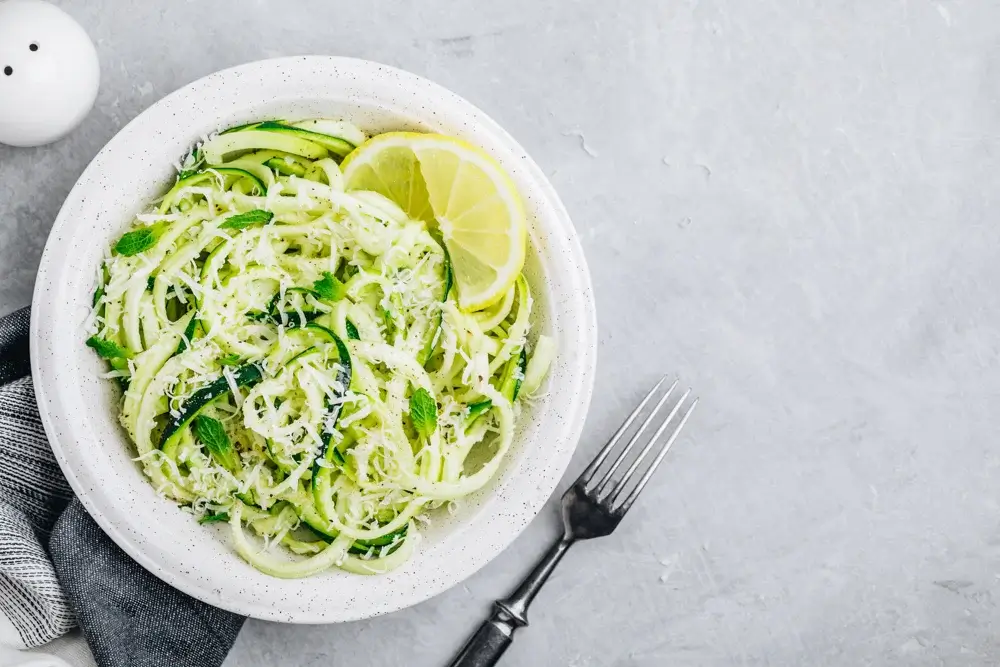 spiralized zucchini